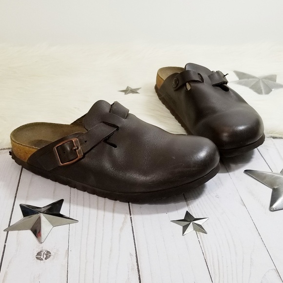 dark brown birkenstock boston